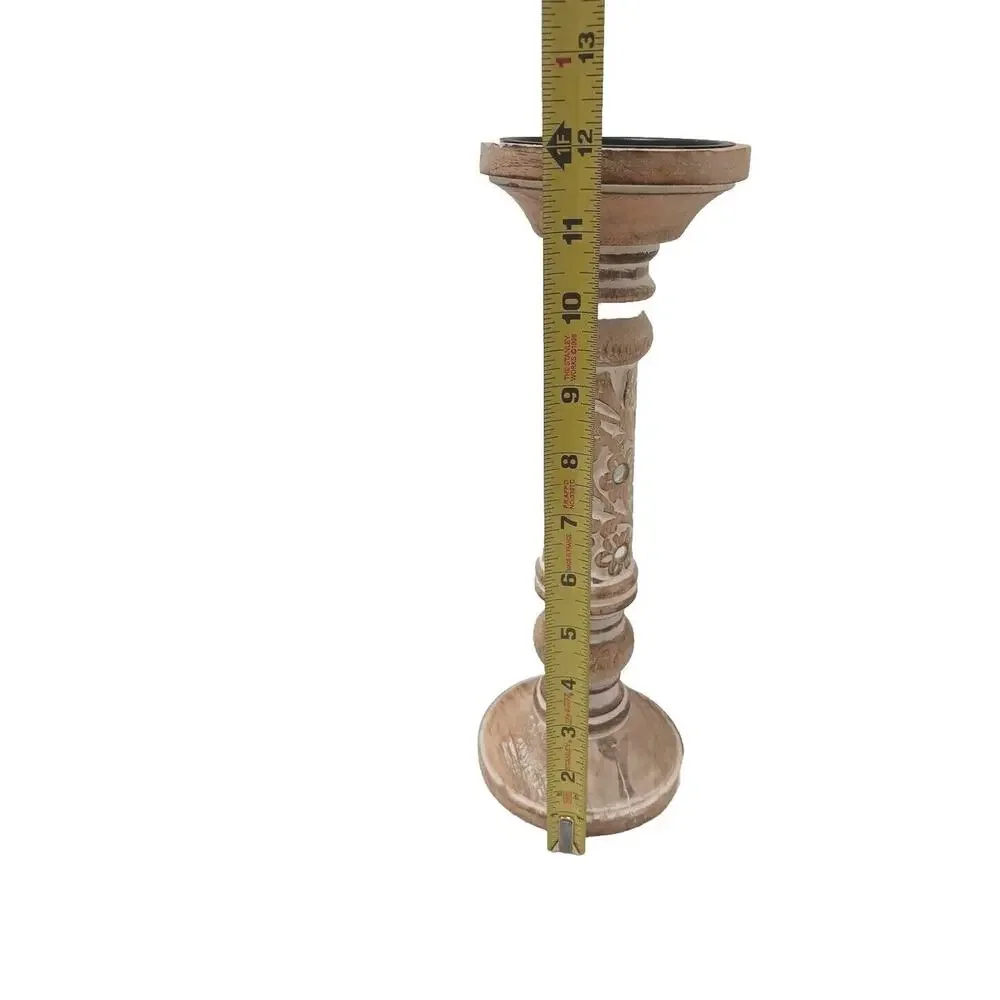 Exotic Pillar Carved Wood  12